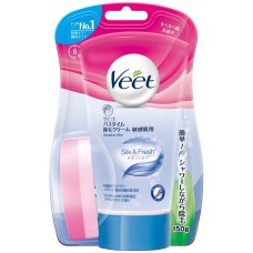 Kem Tẩy Lông Veet Silk & Fresh Dành Cho Da Nhạy Cảm 150g